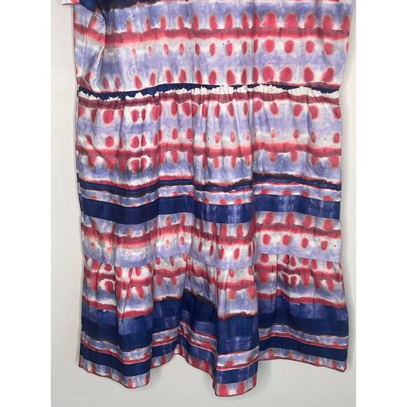 Marie Oliver Sawyer Cap Sleeve Tiered Mini Dress Summer Wash Women's Size S - Picture 9 of 9